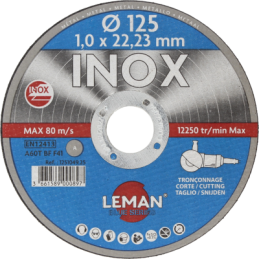 Disque inox 230mm 2mm