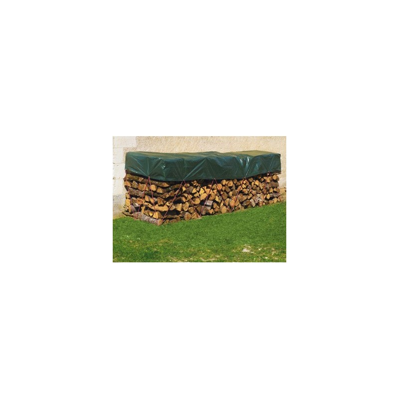 Bâche couverture bois 6x1,5m