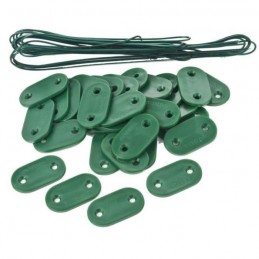 Kit de fixation vert pour brise vue